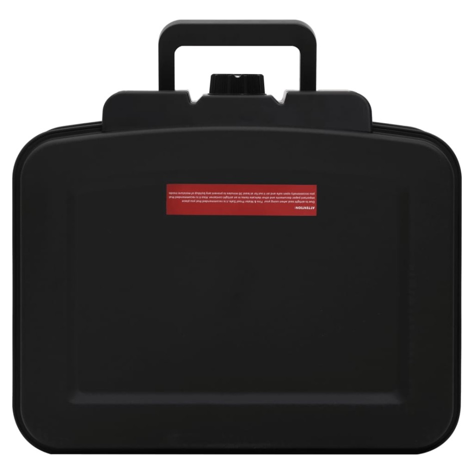 Caja fuerte negra 38x32,5x16,5