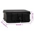 Caja fuerte negra 38x32,5x16,5