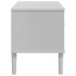 Mueble de TV SENJA aspecto ratán madera pino blanco