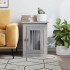 Jaula para perros madera de ingeniería gris Sonoma 45x62x59