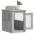 Jaula para perros madera de ingeniería gris Sonoma 45x62x59