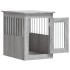 Jaula para perros madera de ingeniería gris Sonoma 45x62x59