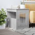 Jaula para perros madera de ingeniería gris Sonoma 55x80x68