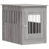 Jaula para perros madera de ingeniería gris Sonoma 55x80x68
