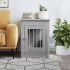Jaula para perros madera de ingeniería gris Sonoma 55x80x68