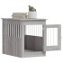 Jaula para perros madera de ingeniería gris Sonoma 55x80x68
