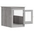 Jaula para perros madera de ingeniería gris Sonoma 55x80x68