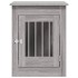 Jaula para perros madera de ingeniería gris Sonoma 55x80x68