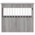 Jaula para perros madera de ingeniería gris Sonoma 55x80x68