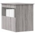Jaula para perros madera de ingeniería gris Sonoma 55x80x68