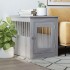 Jaula para perros madera de ingeniería gris Sonoma 55x75x65