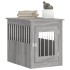 Jaula para perros madera de ingeniería gris Sonoma 55x75x65