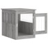 Jaula para perros madera de ingeniería gris Sonoma 55x75x65