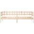 Sofá cama sin colchón madera maciza de pino 90x200