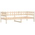 Sofá cama sin colchón madera maciza de pino 90x200