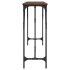Mesa consola madera de ingeniería marrón roble 200x29x75
