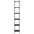Librería 6 estantes madera ingeniería roble marrón 40x30x188
