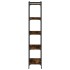 Librería 5 estantes madera ingeniería roble ahumado