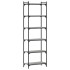 Librería 6 estantes madera ingeniería gris Sonoma 60x30x188