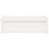 Jardinera de madera maciza de pino blanca 90x31x31