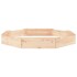 Arenero con asientos octógono madera maciza de