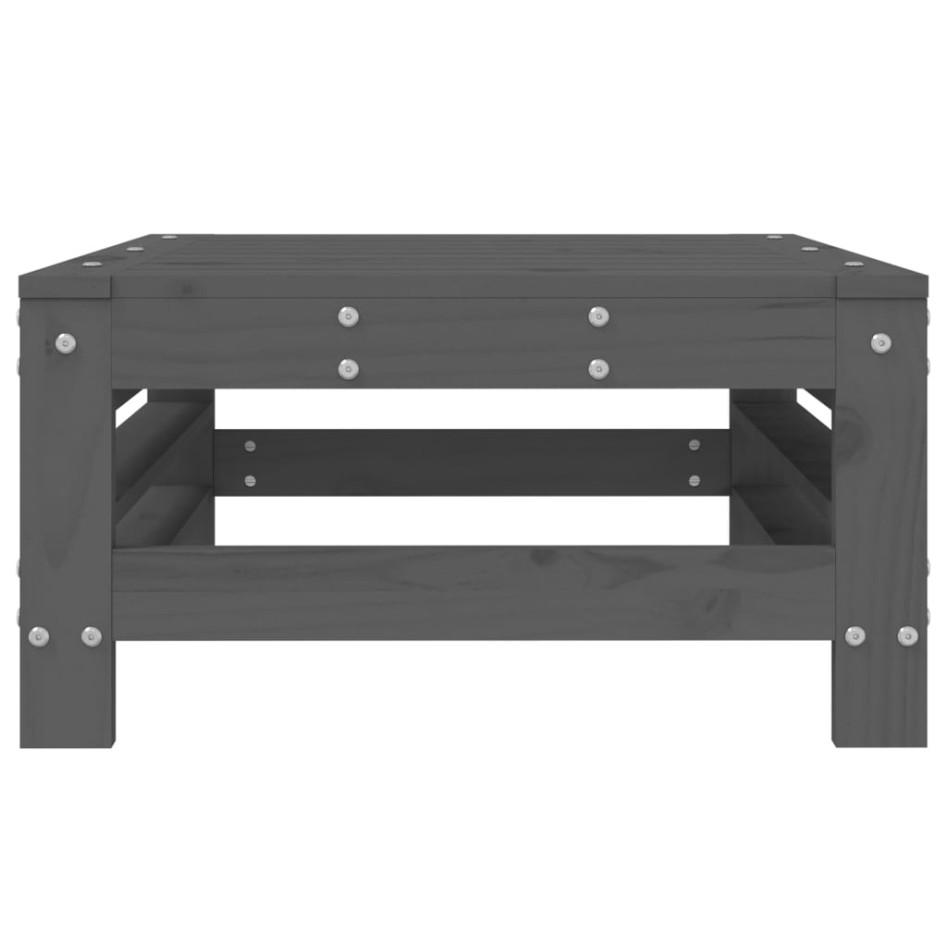 Taburete de jardín de madera maciza de pino