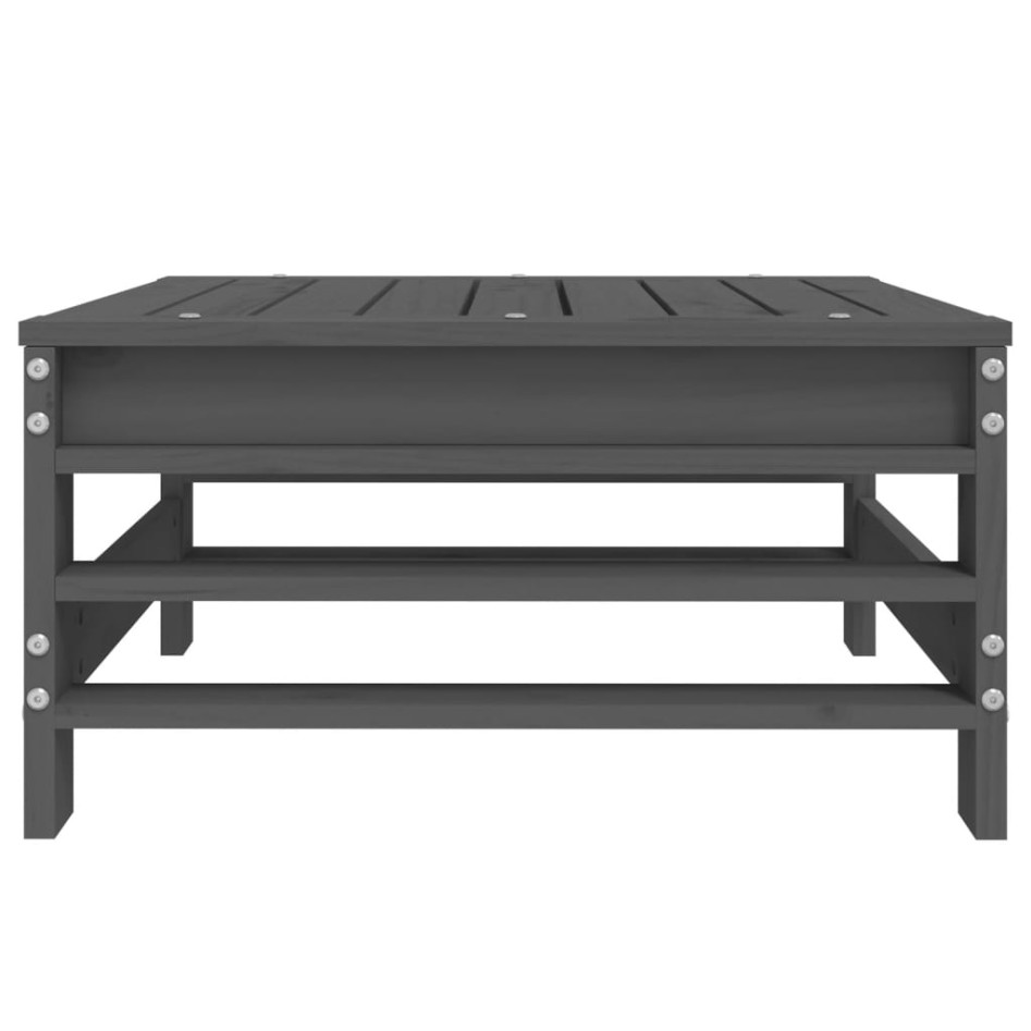 Taburete de jardín de madera maciza de pino