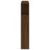 Cabecero LED madera ingeniería roble marrón 100x18,5x103,5