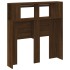 Cabecero LED madera ingeniería roble marrón 100x18,5x103,5
