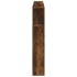 Cabecero LED madera ingeniería roble ahumado 160x18,5x103,5