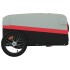 Remolque para bicicleta hierro negro y rojo 45