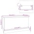 Baúl de almacenaje madera contrachapada blanco 70x40x38