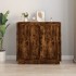 Aparador madera contrachapada color roble ahumado 80x34x75