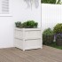 Jardinera madera maciza de pino blanco 60x60x60