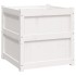 Jardinera madera maciza de pino blanco 60x60x60