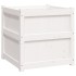 Jardinera madera maciza de pino blanco 60x60x60