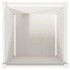 Jardinera madera maciza de pino blanco 60x60x60