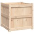 Jardinera de madera maciza de pino 60x60x60