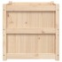Jardinera de madera maciza de pino 60x60x60