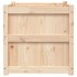 Jardinera de madera maciza de pino 60x60x60