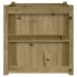 Jardinera de madera maciza de pino impregnada 60x60x60