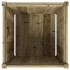 Jardinera de madera maciza de pino impregnada 60x60x60
