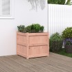 Jardinera madera maciza de abeto Douglas 60x60x60 cm