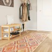 Alfombra lavable antideslizante multicolor 80x300 cm