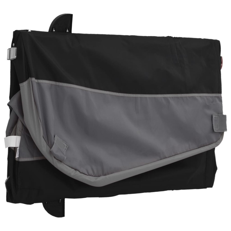 Remolque para bicicleta hierro negro y gris 30