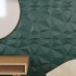 Paneles de pared 24 uds XPS diamante verde 50x50 cm 6