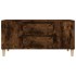 Mueble de TV madera contrachapada roble ahumado 102x44,5x50