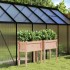 Jardineras con patas 2 uds madera maciza de abeto