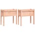 Jardineras con patas 2 uds madera maciza de abeto