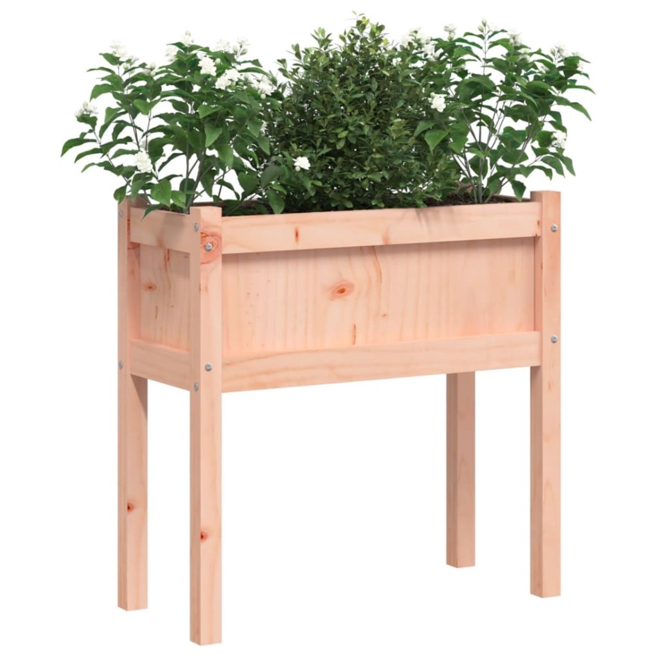 Jardineras con patas 2 uds madera maciza de abeto
